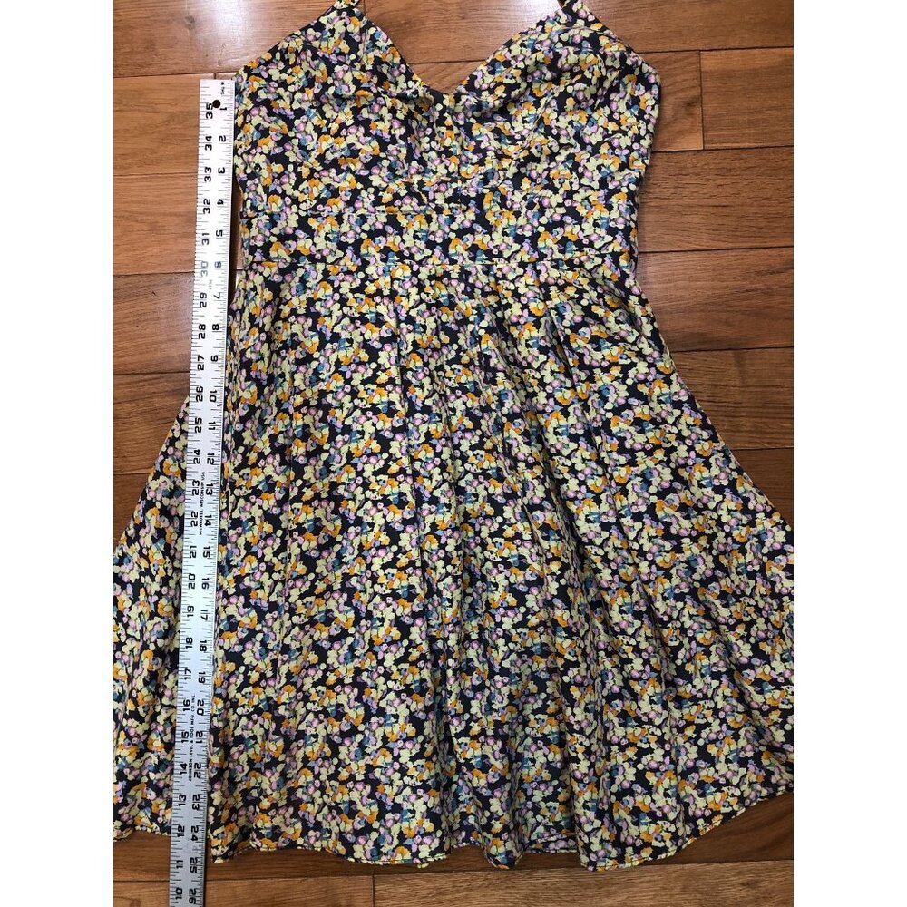 Elizabeth & James Multicolor Silk Halter Mini Dress -Size XS - Picture 9 of 11